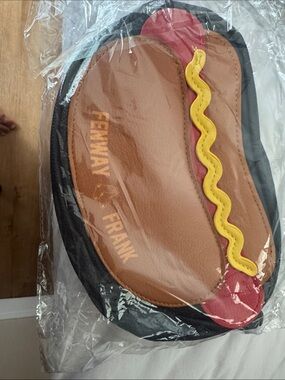 Fenway Frank Hot Dog Crossbody Bag - Brown, Red, Yellow, Black